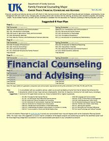 FFC Career Tracksheet: Financial Counseling & Advising